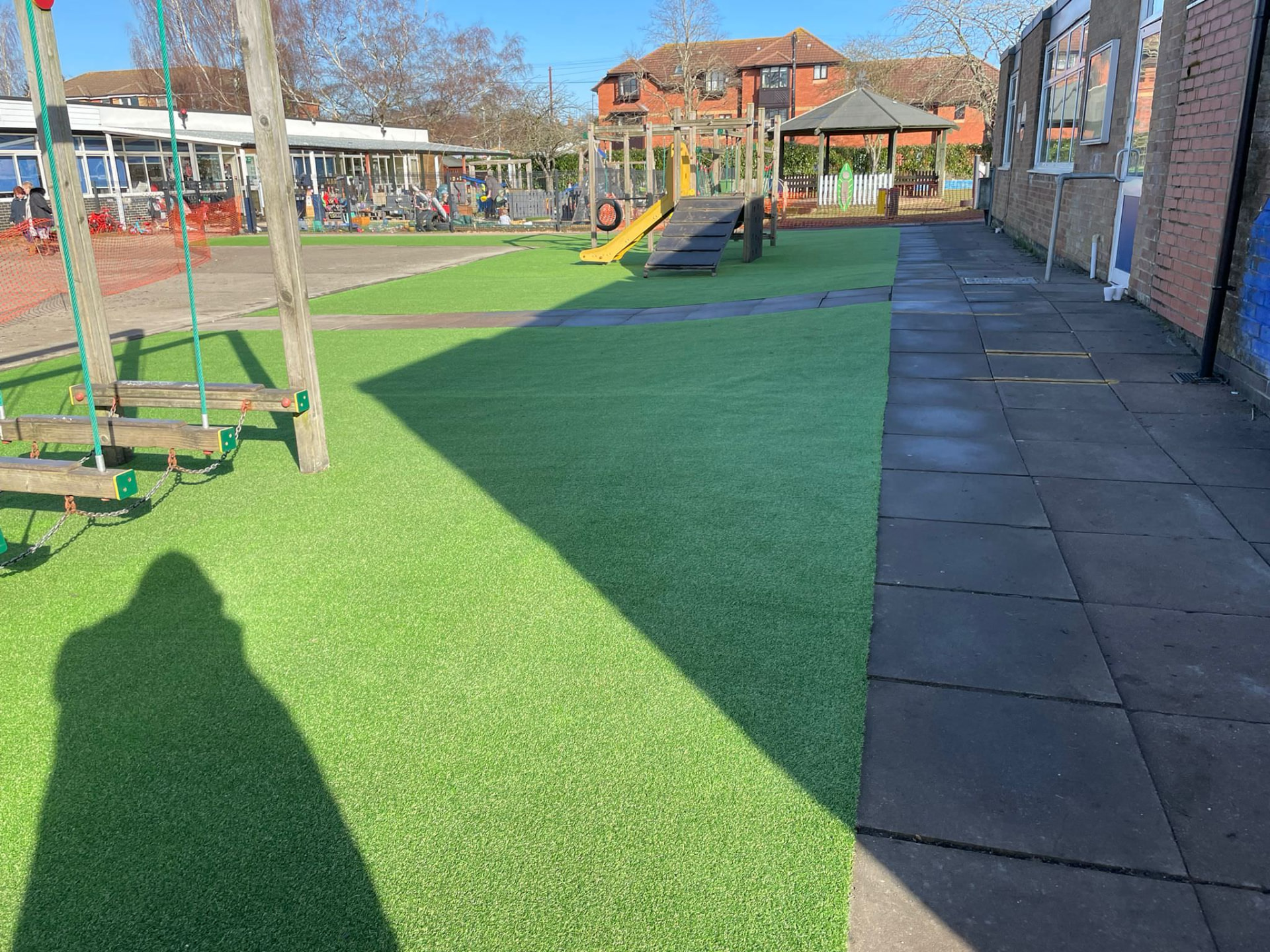Artificial Grass at Towcester Primary School, Northamptonshire